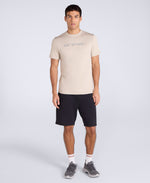 Latero Mens Logo Swim Tee - Beige