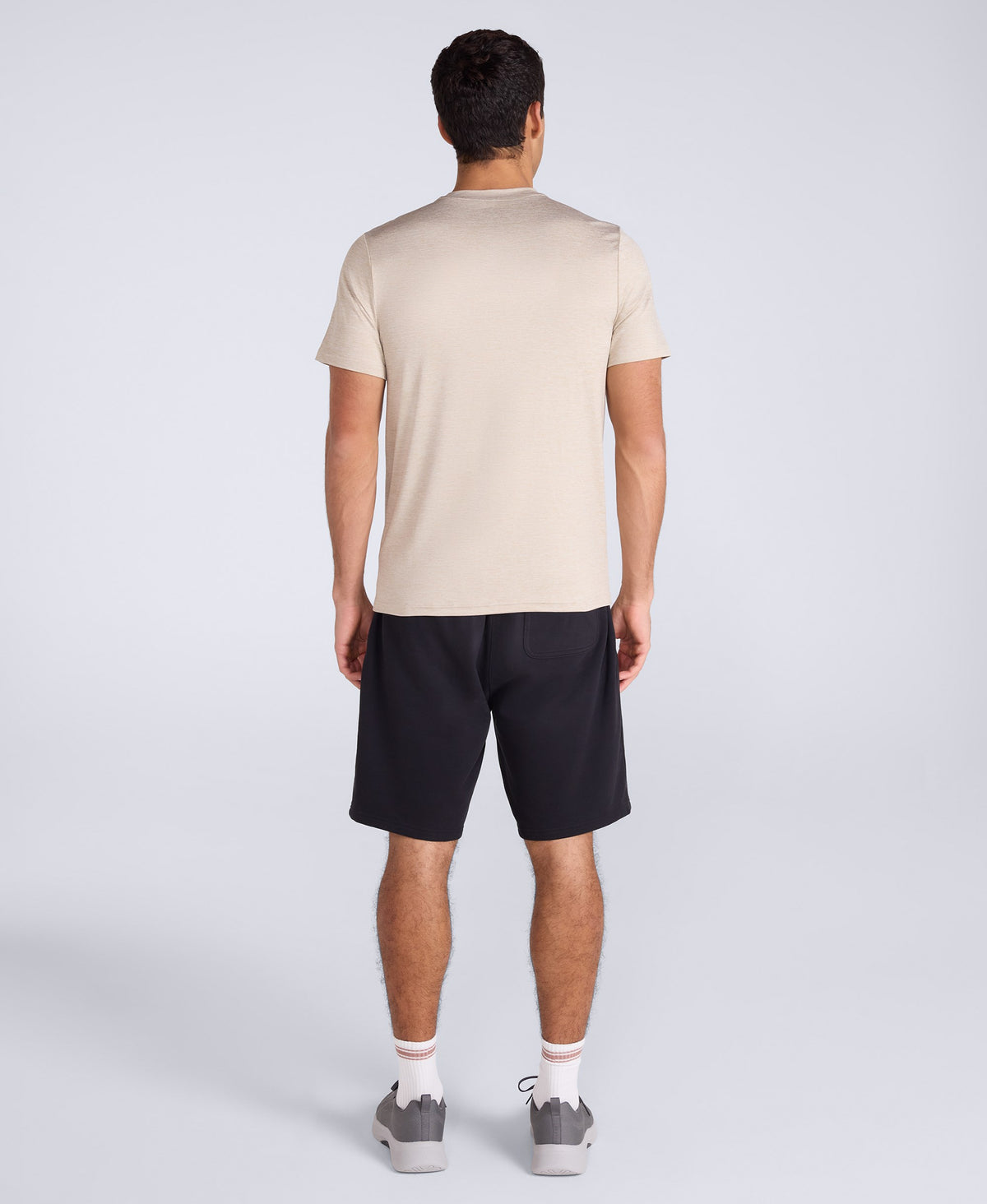 Latero Mens Logo Swim Tee - Beige
