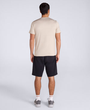 Latero Mens Logo Swim Tee - Beige