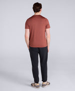 Latero Mens Logo Swim Tee - Rust