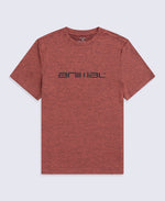 Latero Mens Logo Swim Tee - Rust