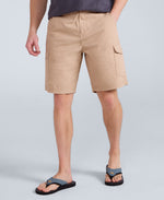 Atlantis Mens Cargo Shorts - Beige