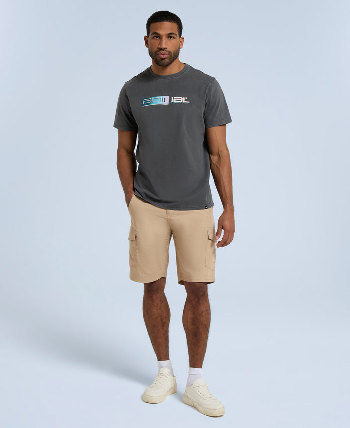 Atlantis Mens Organic Cargo Shorts - Beige