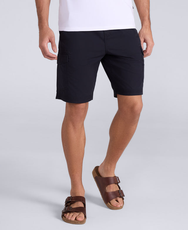 Atlantis Mens Cargo Shorts - Black