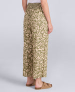Carbis Womens Cropped Beach Trousers - Khaki