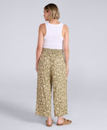 Carbis Womens Cropped Beach Trousers - Khaki