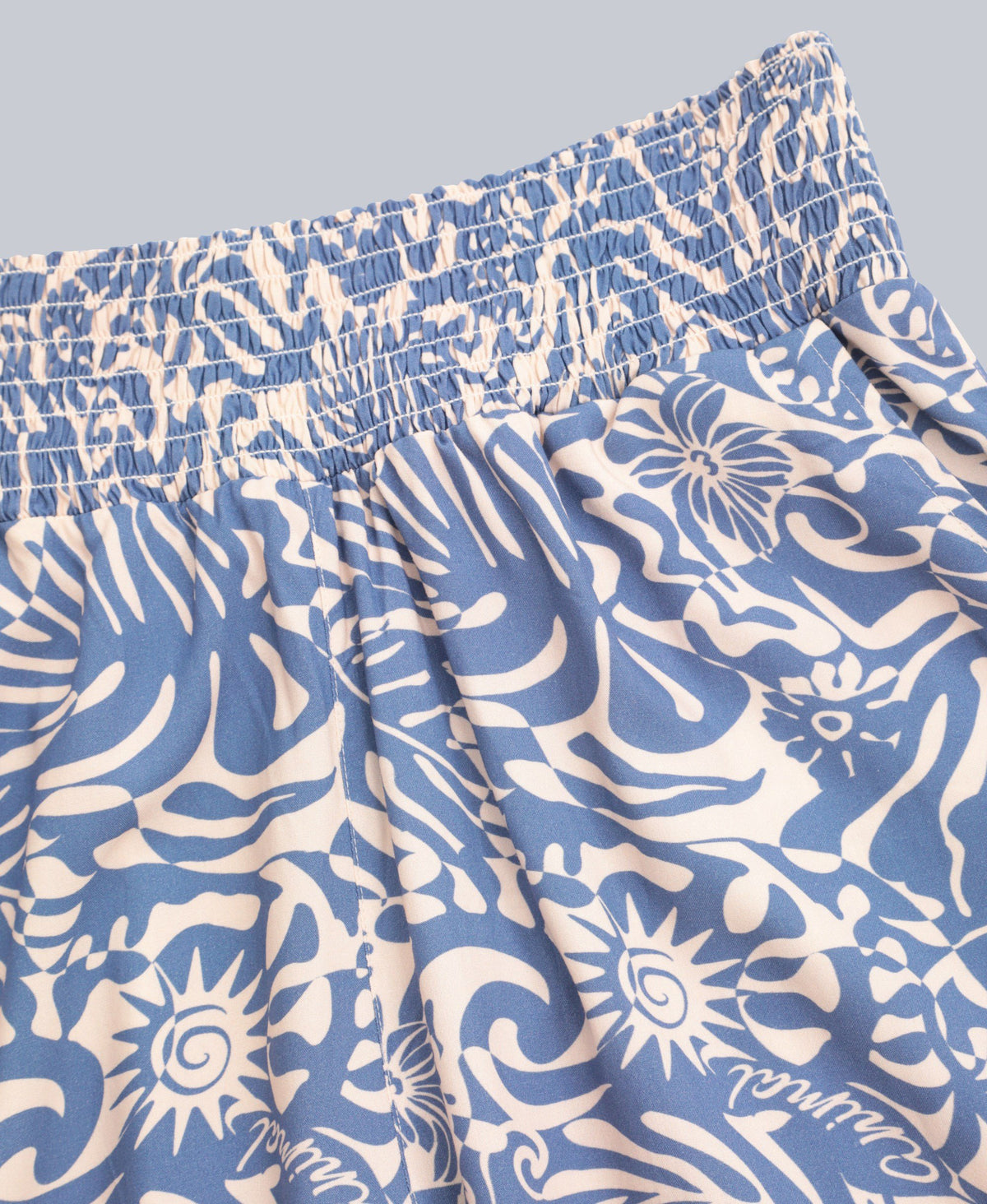 Carbis Womens Cropped Beach Trousers - Light Blue