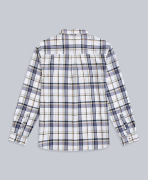 Cove Mens Flannel Shirt - Beige