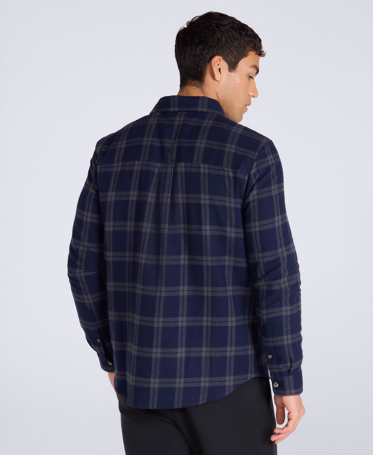 Cove Mens Flannel Shirt - Blue