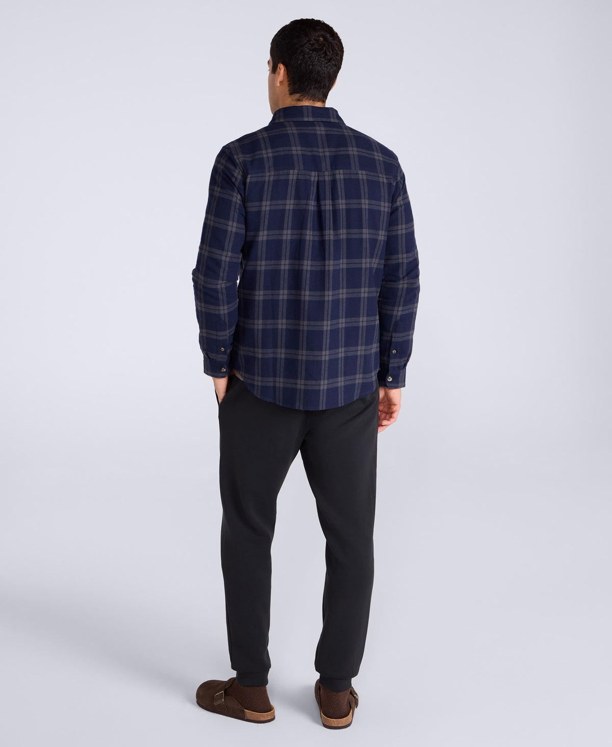 Cove Mens Flannel Shirt - Blue