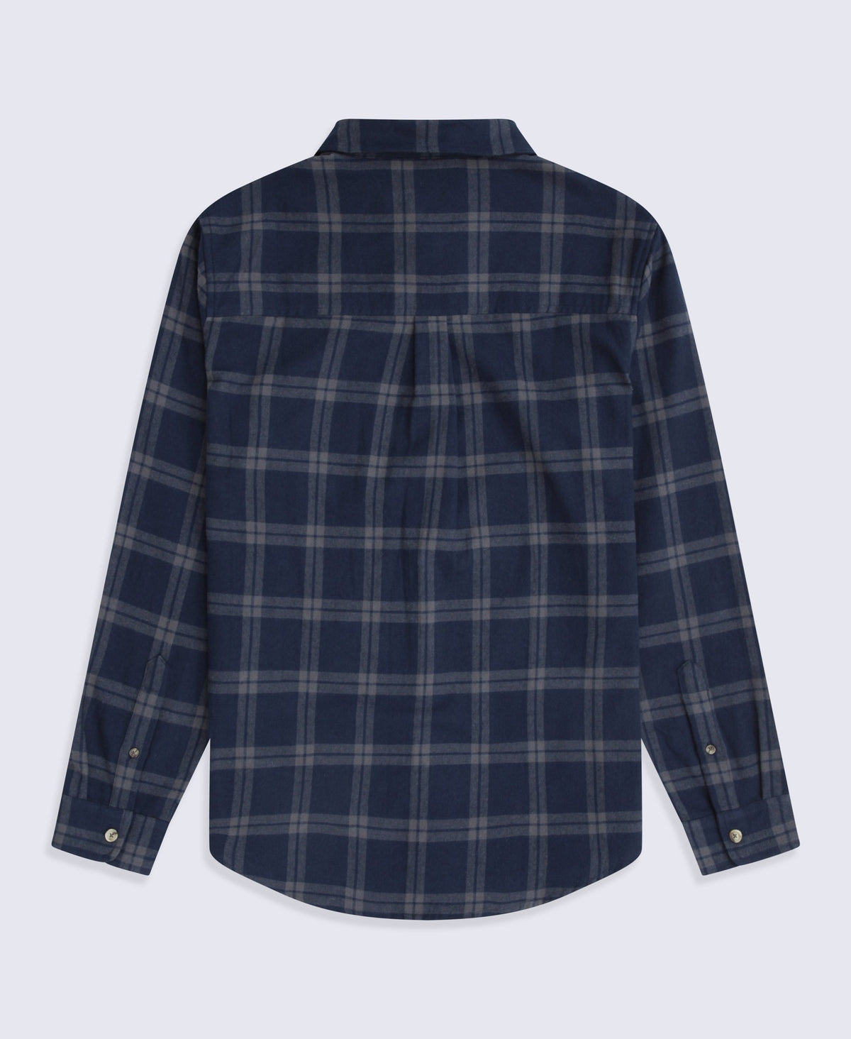 Cove Mens Flannel Shirt - Blue