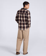 Cove Mens Flannel Shirt - Grey