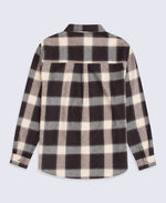 Cove Mens Flannel Shirt - Grey