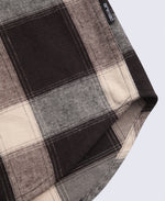 Cove Mens Flannel Shirt - Grey