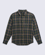 Cove Mens Flannel Shirt - Khaki