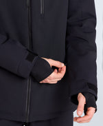 Laxx Mens Logo Snow Jacket - Black