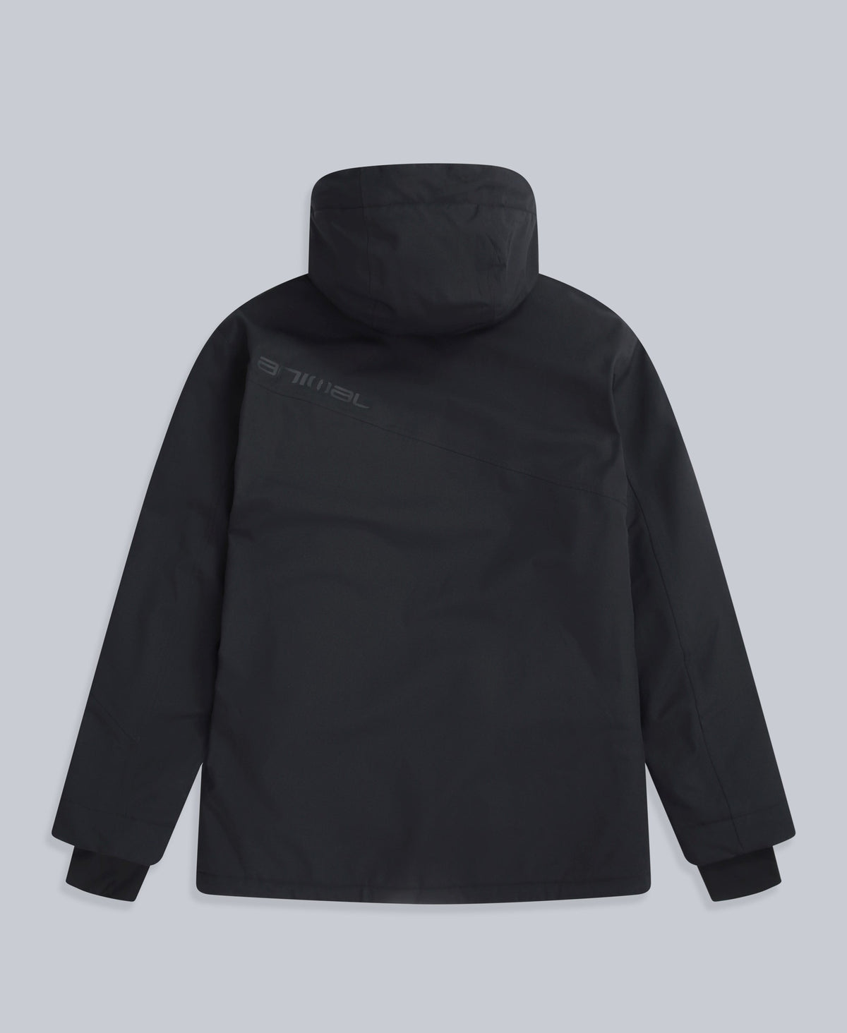 Laxx Mens Logo Waterproof Snow Jacket - Black