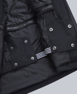 Laxx Mens Logo Snow Jacket - Black
