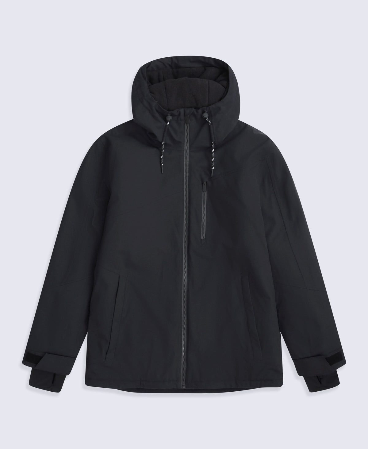 Laxx Mens Logo Waterproof Snow Jacket - Black