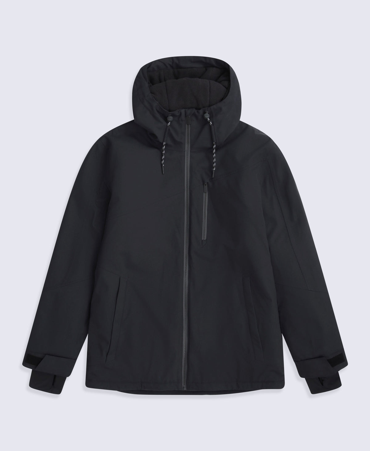 Laxx Mens Logo Waterproof Snow Jacket - Black