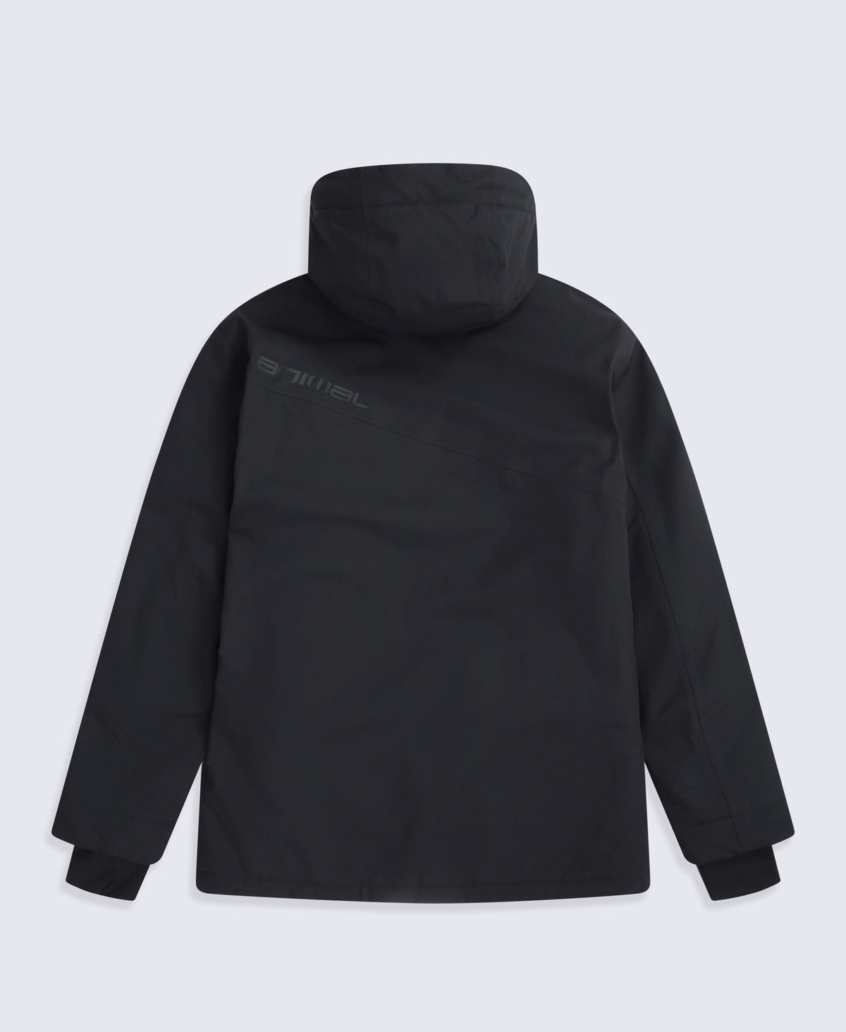 Laxx Mens Logo Waterproof Snow Jacket - Black
