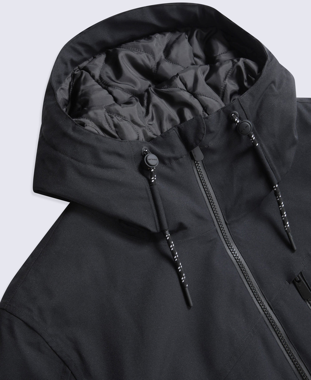 Laxx Mens Logo Waterproof Snow Jacket - Black