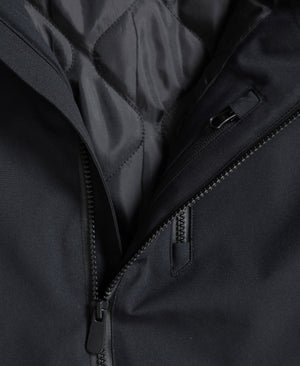 Laxx Mens Logo Waterproof Snow Jacket - Black