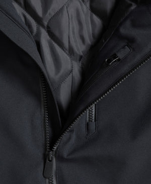 Laxx Mens Logo Waterproof Snow Jacket - Black