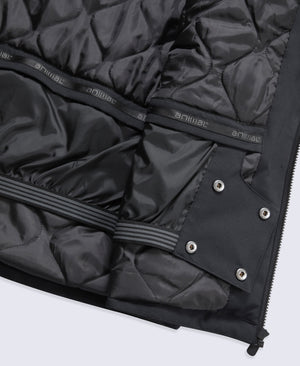 Laxx Mens Logo Waterproof Snow Jacket - Black
