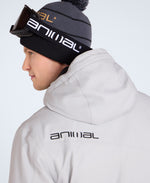 Laxx Mens Logo Snow Jacket - Grey