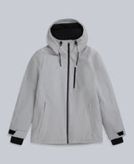 Laxx Mens Logo Snow Jacket - Grey