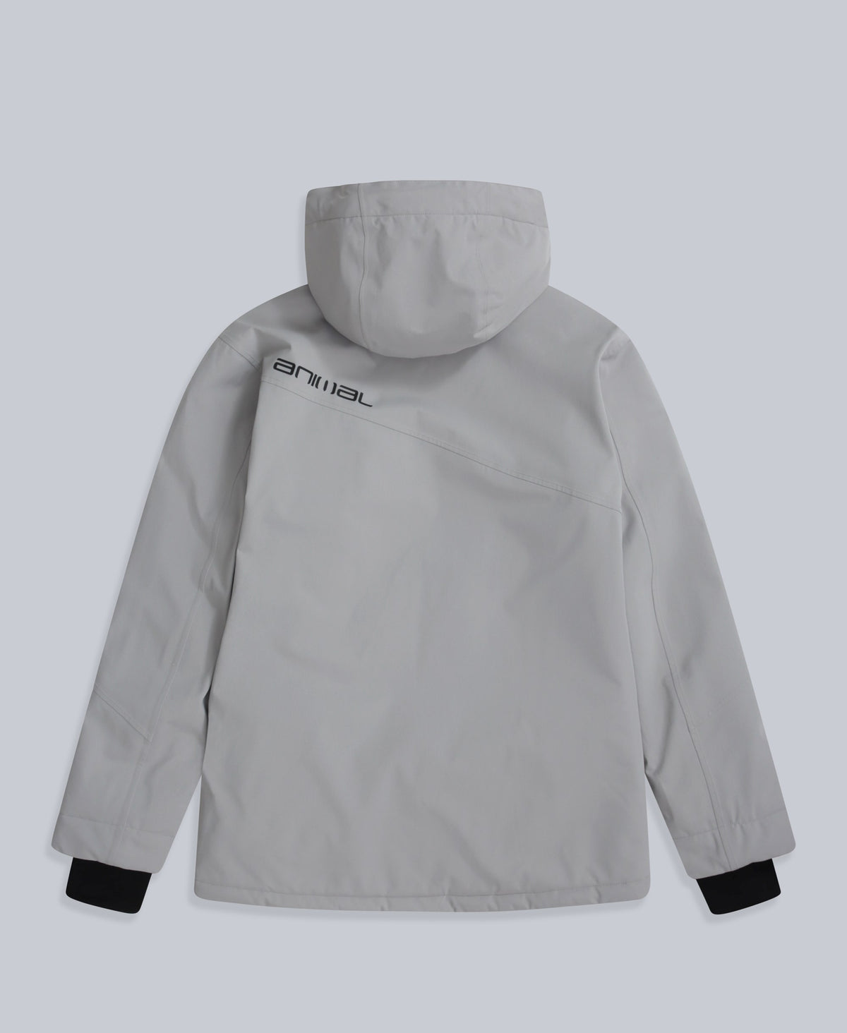 Laxx Mens Logo Waterproof Snow Jacket - Grey