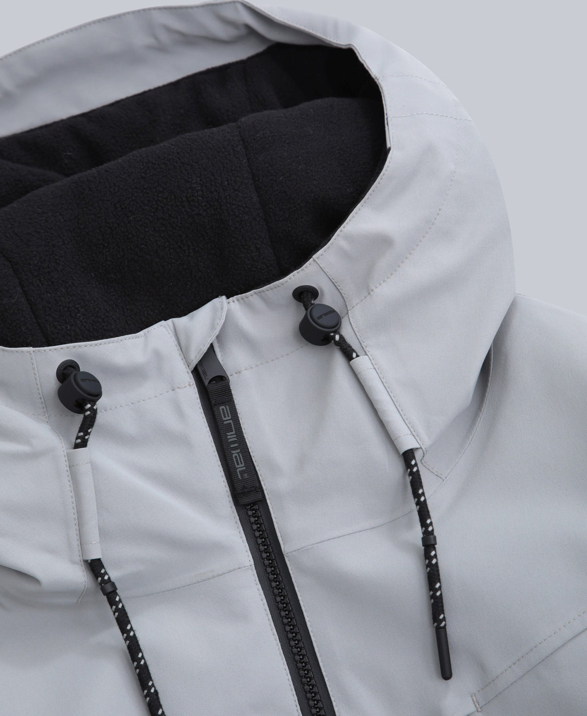 Laxx Mens Logo Waterproof Snow Jacket - Grey