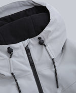 Laxx Mens Logo Snow Jacket - Grey