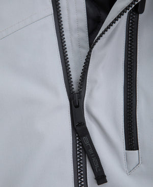 Laxx Mens Logo Waterproof Snow Jacket - Grey
