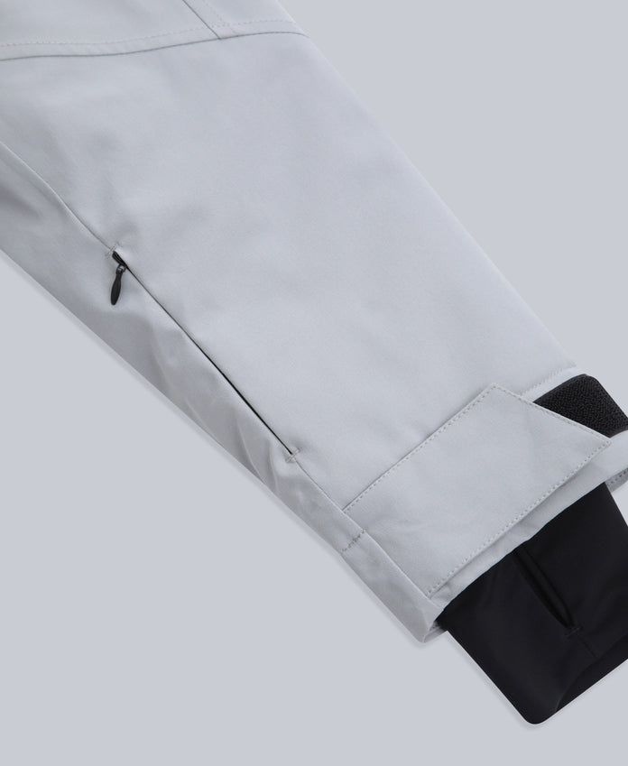 Laxx Mens Logo Snow Jacket - Grey