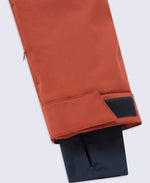 Laxx Mens Logo Waterproof Snow Jacket - Rust