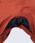 Laxx Mens Logo Waterproof Snow Jacket - Rust