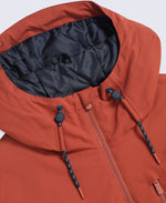 Laxx Mens Logo Waterproof Snow Jacket - Rust