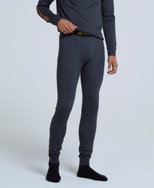 Off Piste Mens Base Layer Leggings - Charcoal – Animal