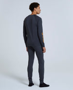 Off Piste Mens Recycled Base Layer Leggings - Charcoal