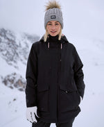 Tignes Womens Snow Jacket - Jet Black