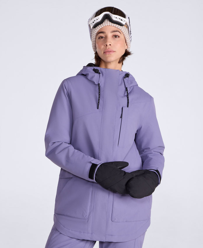 Tignes Womens Waterproof Snow Jacket - Light Blue