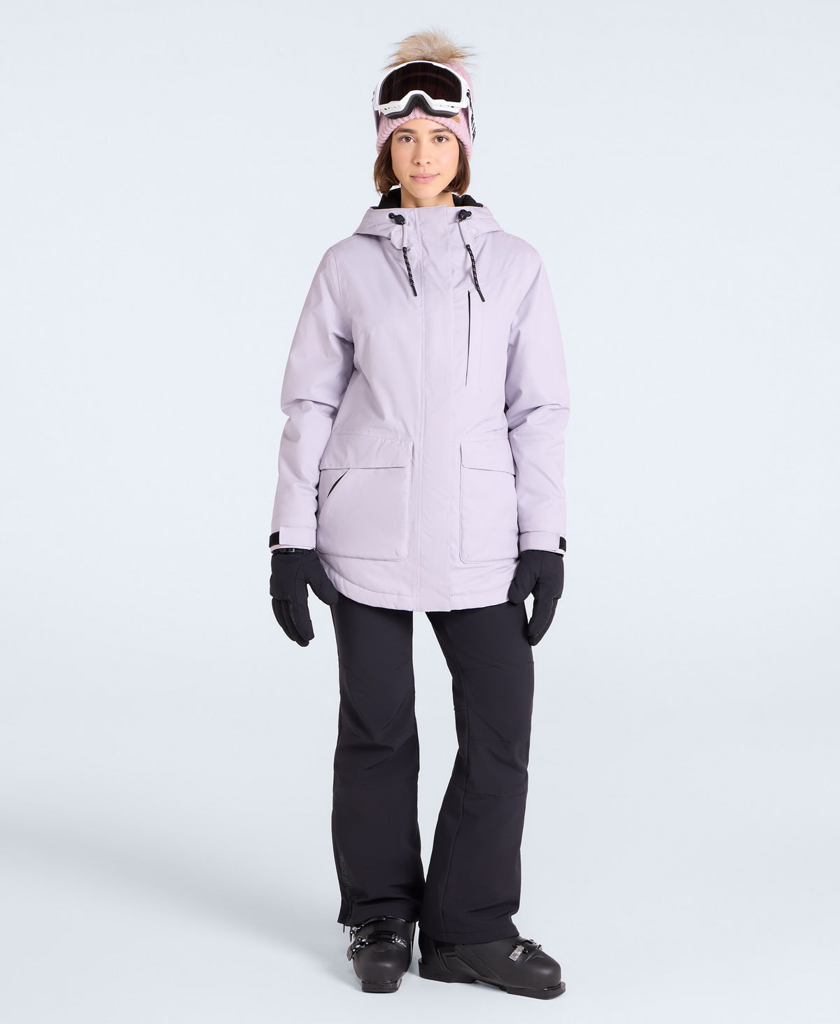 Tignes Womens Waterproof Snow Jacket - Light Purple