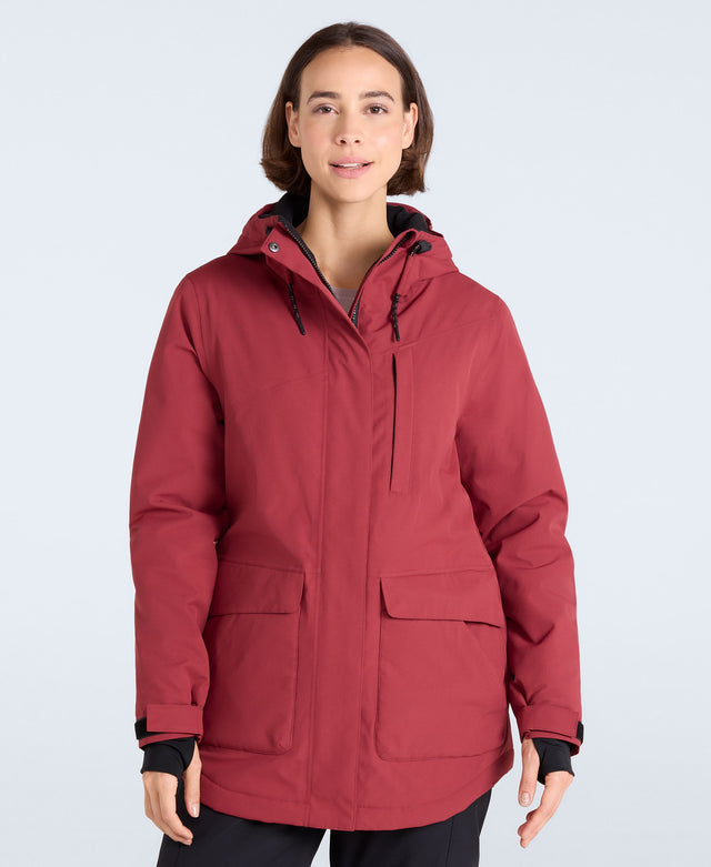 Tignes Womens Snow Jacket - Red