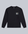 Tommy Mens Graphic Long Sleeve Tee - Black