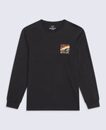 Tommy Mens Graphic Long Sleeve Tee - Jet Black