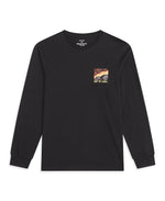 Tommy Mens Graphic Long Sleeve Tee - Jet Black