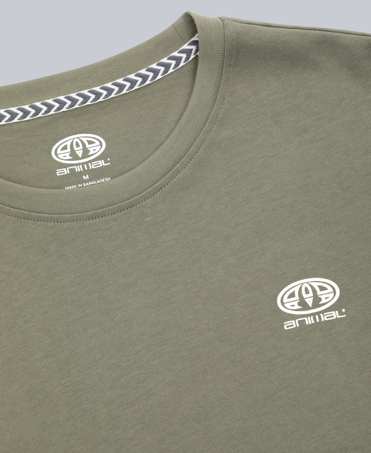 Tommy Mens Graphic Long Sleeve Tee - Khaki