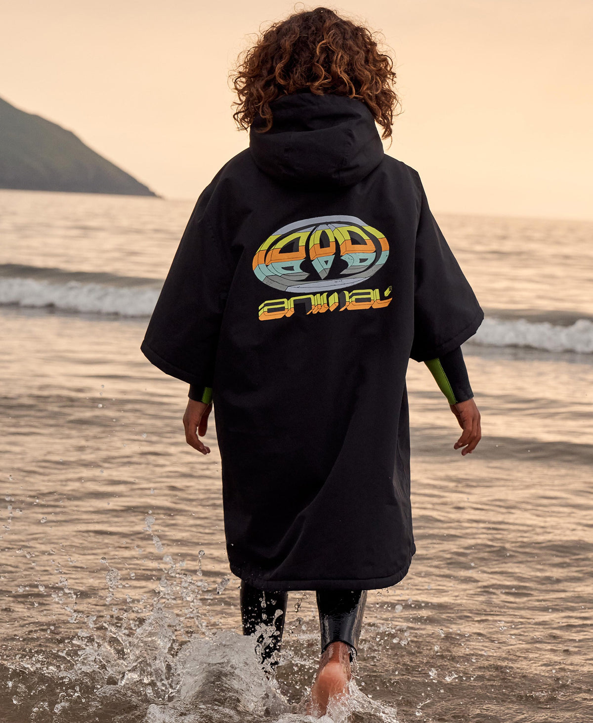 Misty Kids Waterproof Beach Parka - Black